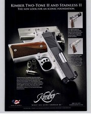 2016 Kimber 2 Tone II 9 mm .45 ACP pistola foto rivista stampa pubblicità poster promozionale 