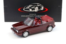 PREORDINE 1:18 Norev VW Golf 1 Cabriolet Etienne Aigner 1990 Bordeaux rosso metalli