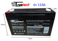 Batteria 6V 12AH al Piombo -
