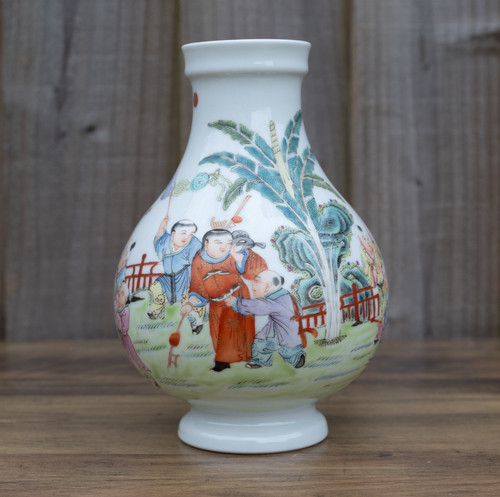Vaso bulbo rosa famiglia
