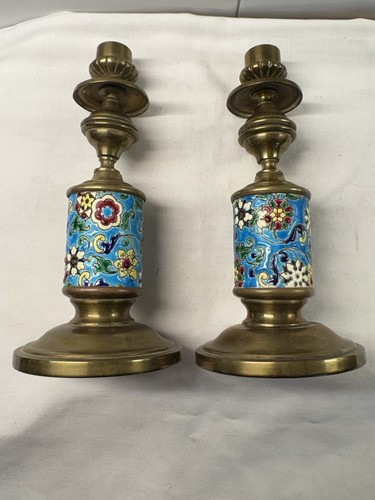 Coppia portacandele vintage - di,