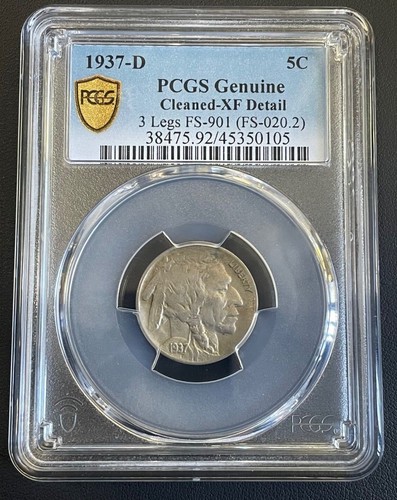 1937 bufalo zampe - 1937-d, nichel