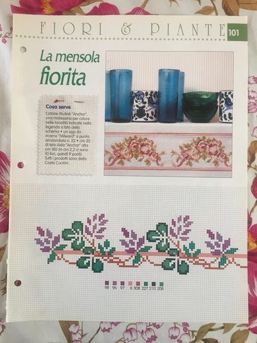 Schema punto croce ricamo - punto,