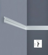 CORNICE IN POLISTIROLO SOFFITTO POLISTIRENE ESTRUSO BOVELACCI I 709 ASTA 2 METRI