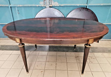 Tavolo con allunghe ovale in