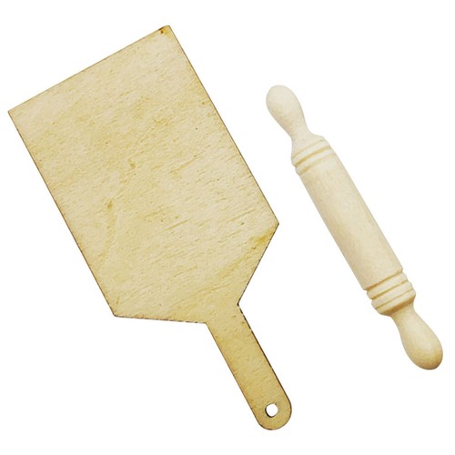 Modellino tavola legno con - legno,