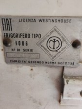 Frigorifero vintage marca Fiat degli anni 50, funzionante.