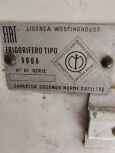 Frigorifero vintage marca fiat - frigorifero,