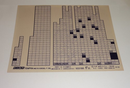 Microfiche catalogo ricambi - catalogo,