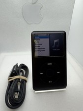 Apple iPod Classic 6. Generazione Nero Grigio 160GB Lettore Mp3 Antico A1238 #534