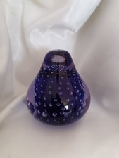 Fermacarte vetro artistico - vetro, blu