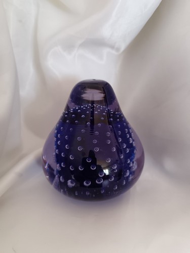 Fermacarte vetro artistico blu - fermacarte,