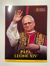 2025 Vaticano Folder Inizio Pontificato Papa Leone XIV Serie su 2 Buste FDC