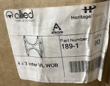 ALLIED 189-1 DISTANZIALE INTERMEDIO IN PVC 4" X 3" PER CONDOTTO - 90 pezzi