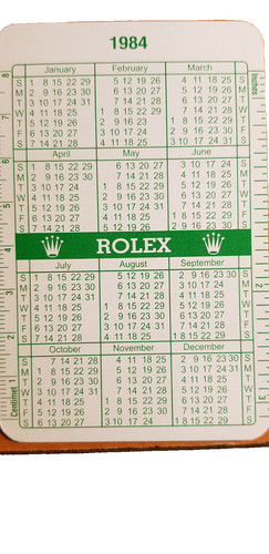 Rolex calendario vintage - calendario,