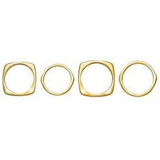 Anello donna acciaio gold - donna,