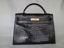 HERMES Kelly 32 cm Nero Made