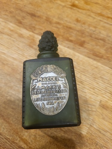 Antique german pine oil - oil, glass
