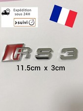 RS3 Chrome badge emblème Edition autocollant Hayon Arrière Logo Métal