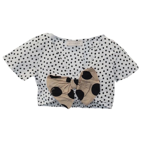 Monnalisa top cotone bambina - bambina, 4