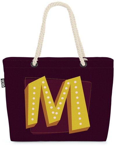Borsa void lettere vintage - m,