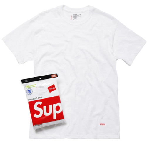 Supreme hanes tagless tee - tagless,