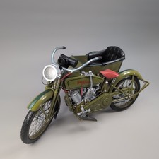 Xonex Diecast Scala 1/6 1917 Harley Davidson 3 Velocità V Twin Moto Side Car