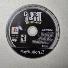 Guitar Hero III Legends of Rock PlayStation 2 PS2 videogioco solo disco Activisio