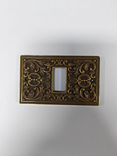 Placca interruttore ottone - placca,