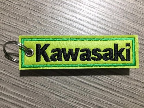 Portachiavi kawasaki ricamato - portachiavi,
