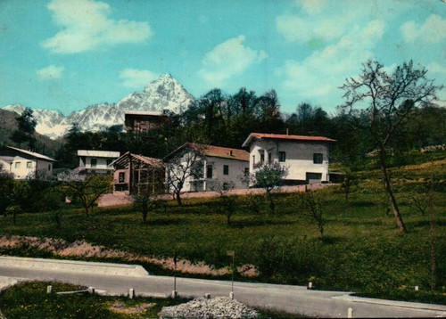 Cartolina paesana valle - valle, po