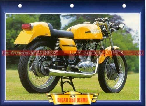 Ducati 350 desmo 1973 - 1973, fiche