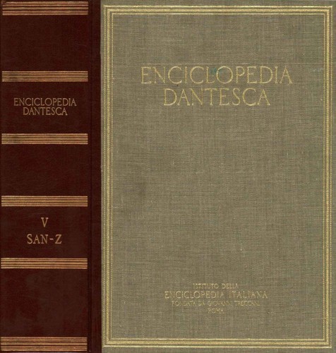 Enciclopedia dantesca san - dantesca., san-z