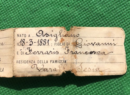 Piastrino riconoscimento regio - piastrino,