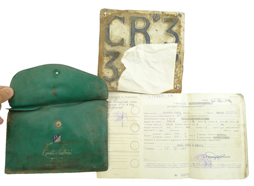 Cremona targa libretto vespa - e,