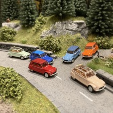 6 voitures Citroën Dyane 6