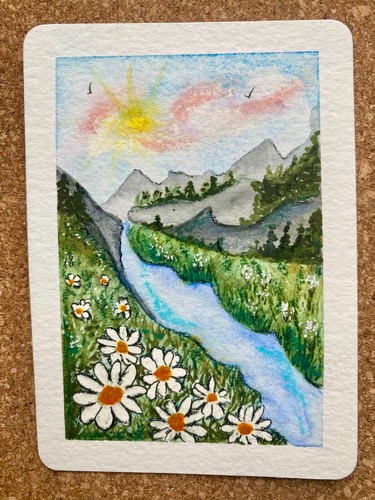 Aceo acquerello originale - aceo,