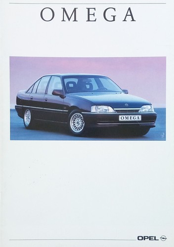 Brochure depliant opel omega
