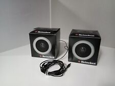 Gadget Birra HEINEKEN - Coppia mini box a cubo con altoparlanti per lettori Mp3