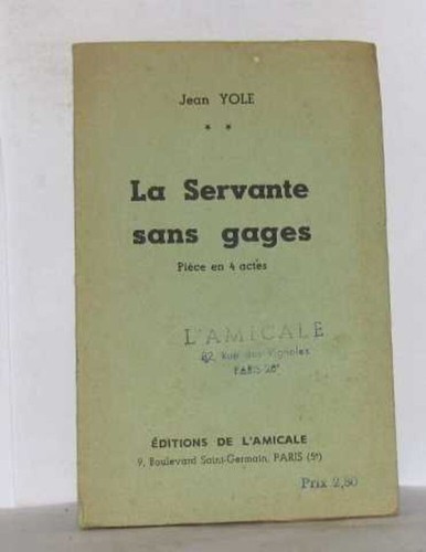 Servante sans gages yole - sans,