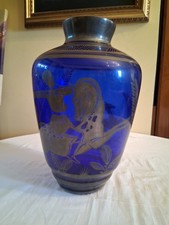 VASO DI MURANO VINTAGE BLU