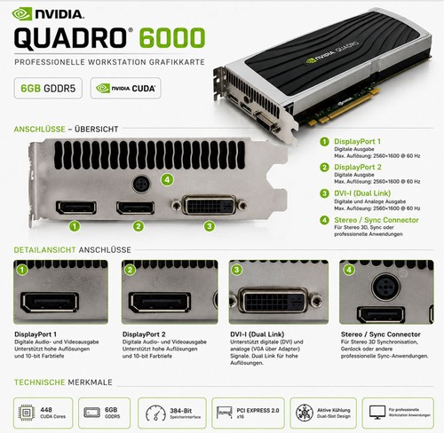 Nvidia quadro 6000 - quadro,