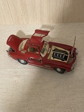 Modellino Vintage Mercedes Benz 300 SL 1954,lega,rosso,1:18-Bburago Made in Ital