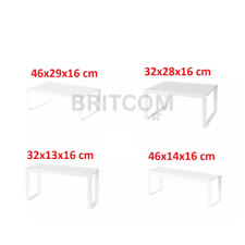 NUOVO IKEA Variera scaffale inserto bianco armadio cucina organizer supporto impilabile