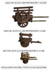 1 CARRO legno presepe per
