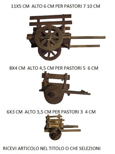 Carro legno presepe - carro, per