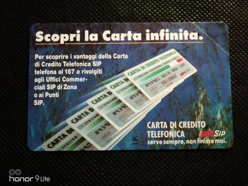Scheda telefonica sip 123 - telefonica,