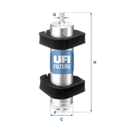 Filtro carburante ufi adatto - filtro,