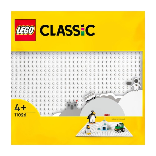 Lego classic base bianca - lego,