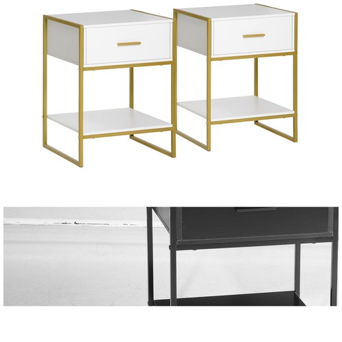 Homcom set comodini moderni - homcom,